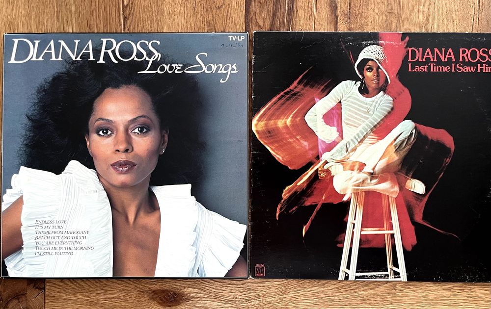 2x Lp vinyl Diana Ross Love Songs 1984/ Last Time I Saw Him - 1973 r.