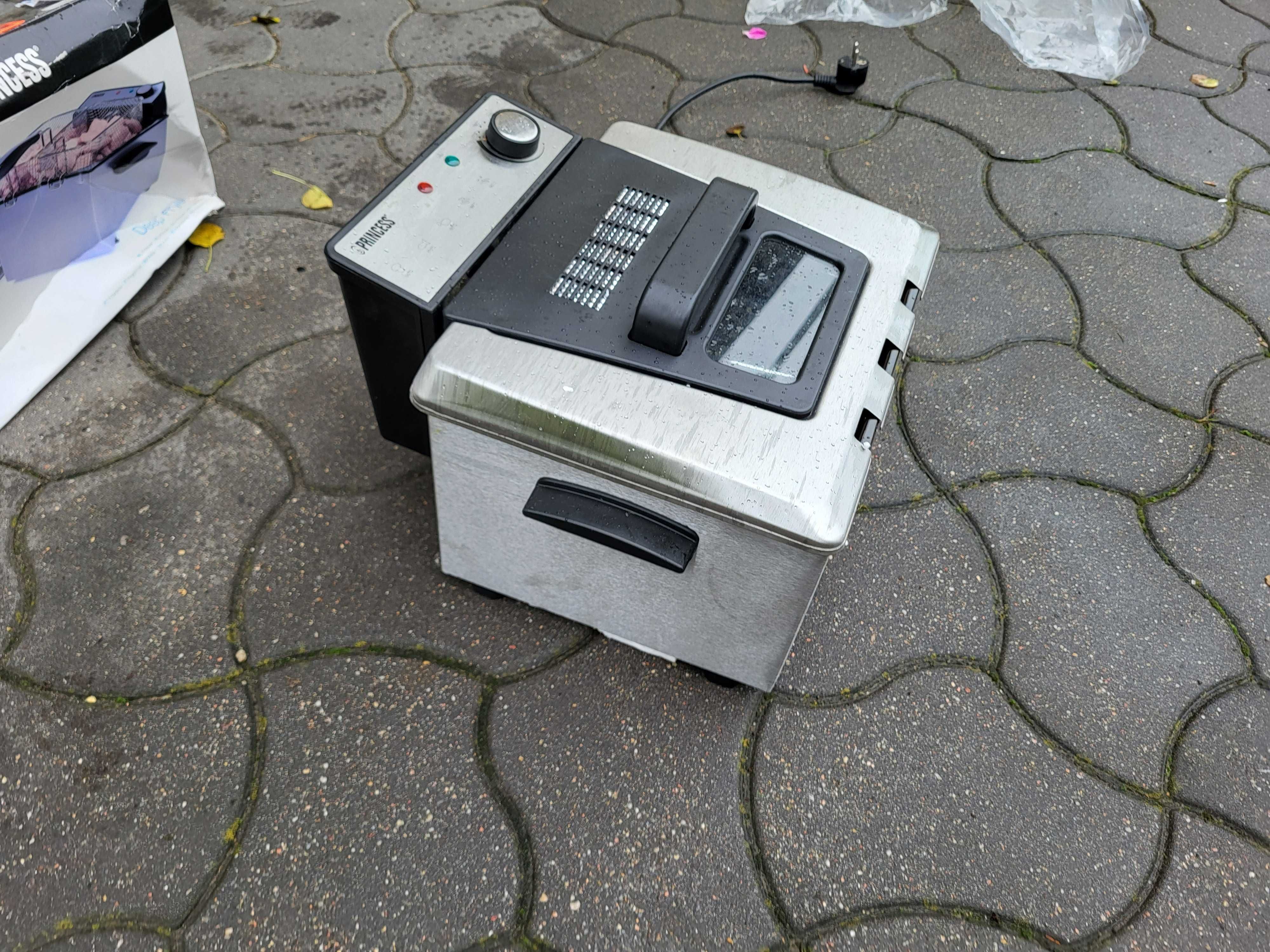 Princess 185000 Frytkownica 5 l 3270 W czarny, srebrny mocna