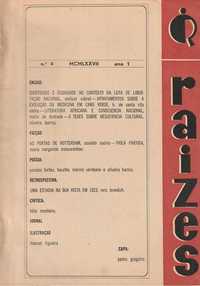 Raízes Nº 4 – Outubro-Dezembro 1977 – Revista de cultura Caboverdeana