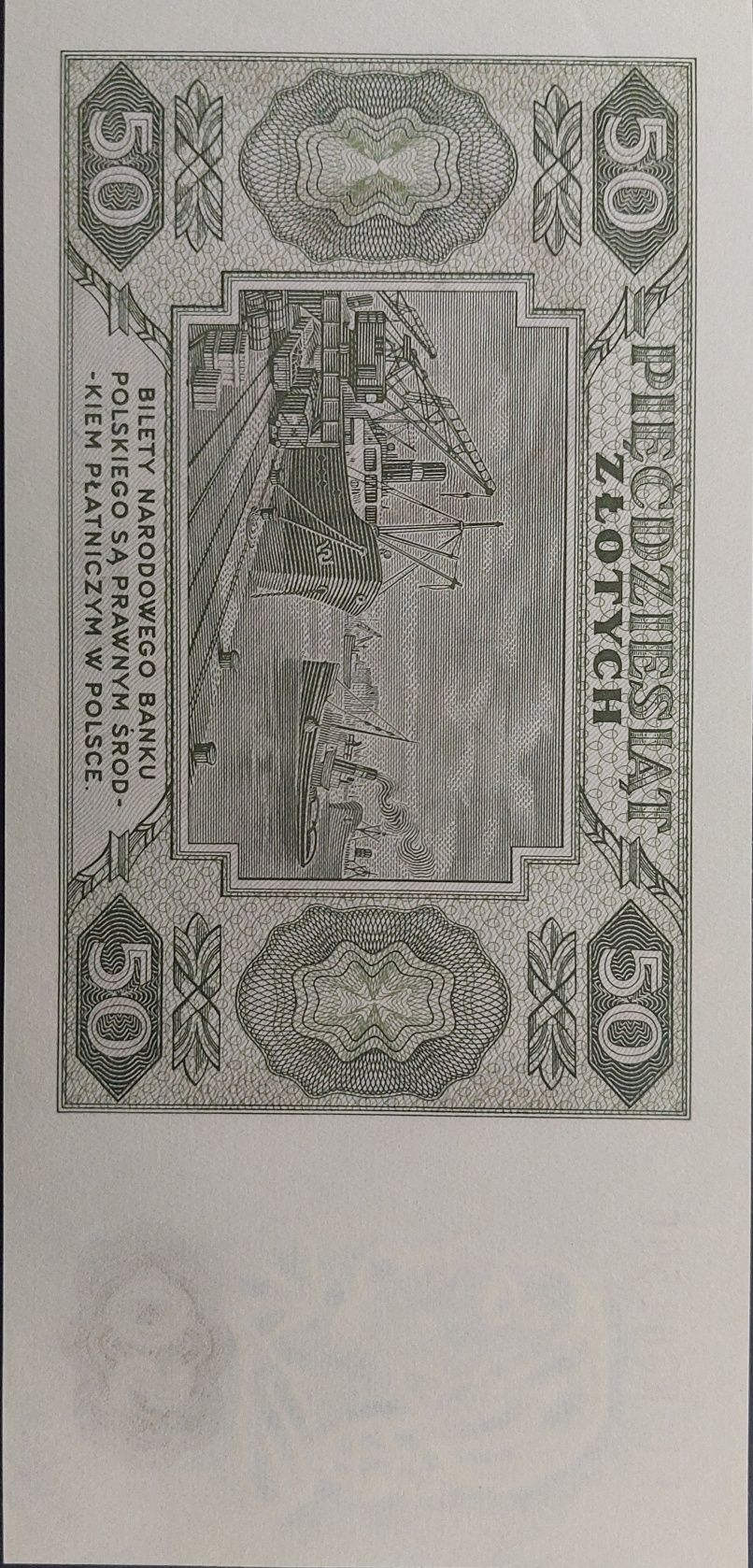 50 złotych 1948 wzór stan 1 UNC banknot kolekcjonerski