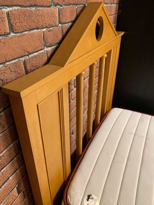 Mobilia de Quarto de Solteiro Completa – Castanho Claro