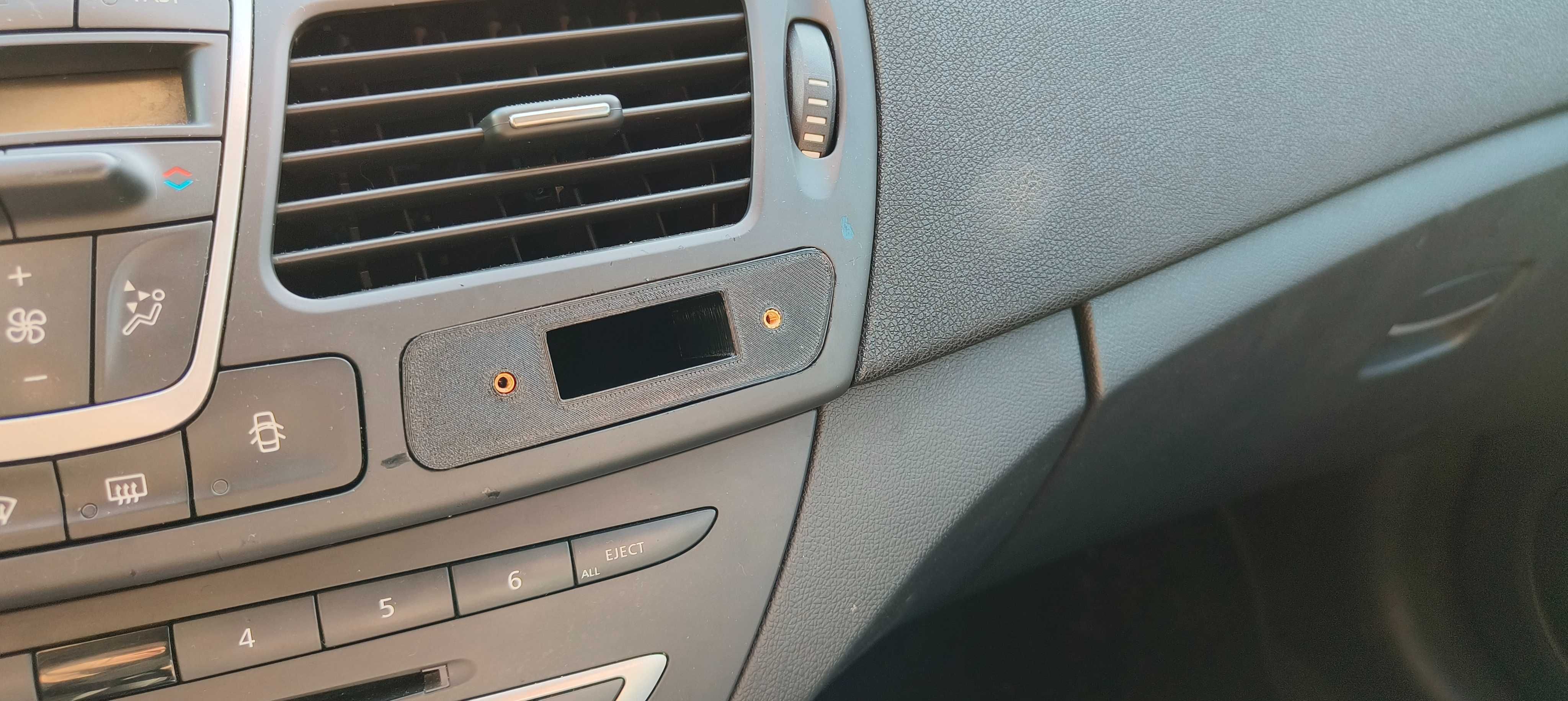 Renault laguna III cupholder, uchwyt na butelkę, puszkę - druk 3d