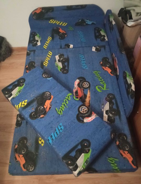 Tapczan dziecięcy łóżko sofa rozkładana kanapa