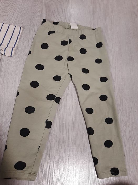 Spodnie na meszku i T-shirt 98cm h&m