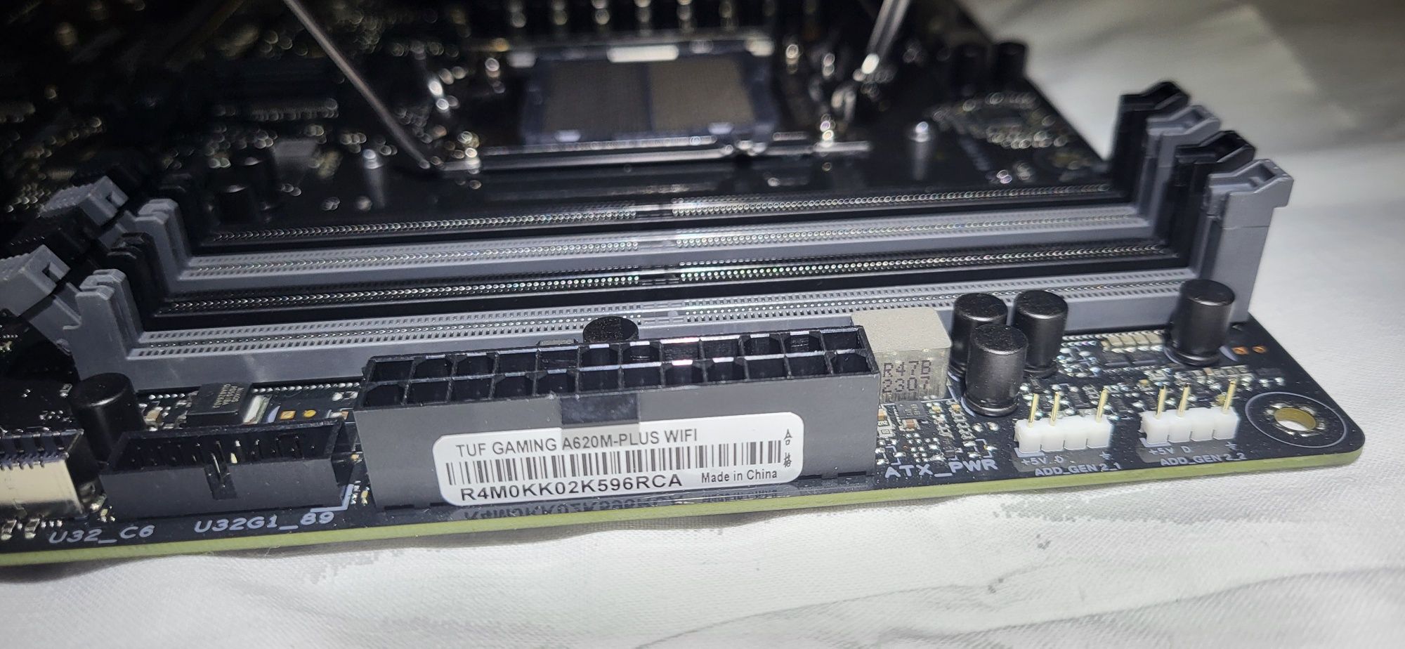 Материнська плата Asus TUF GAMING A620M-PLUS WIFI (sAM5, AMD A620, PCI