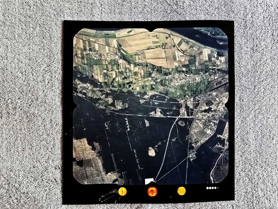 Toruń 1996 - trasa S10 - Wisła - Mała Nieszawka - zdjęcie lotnicze