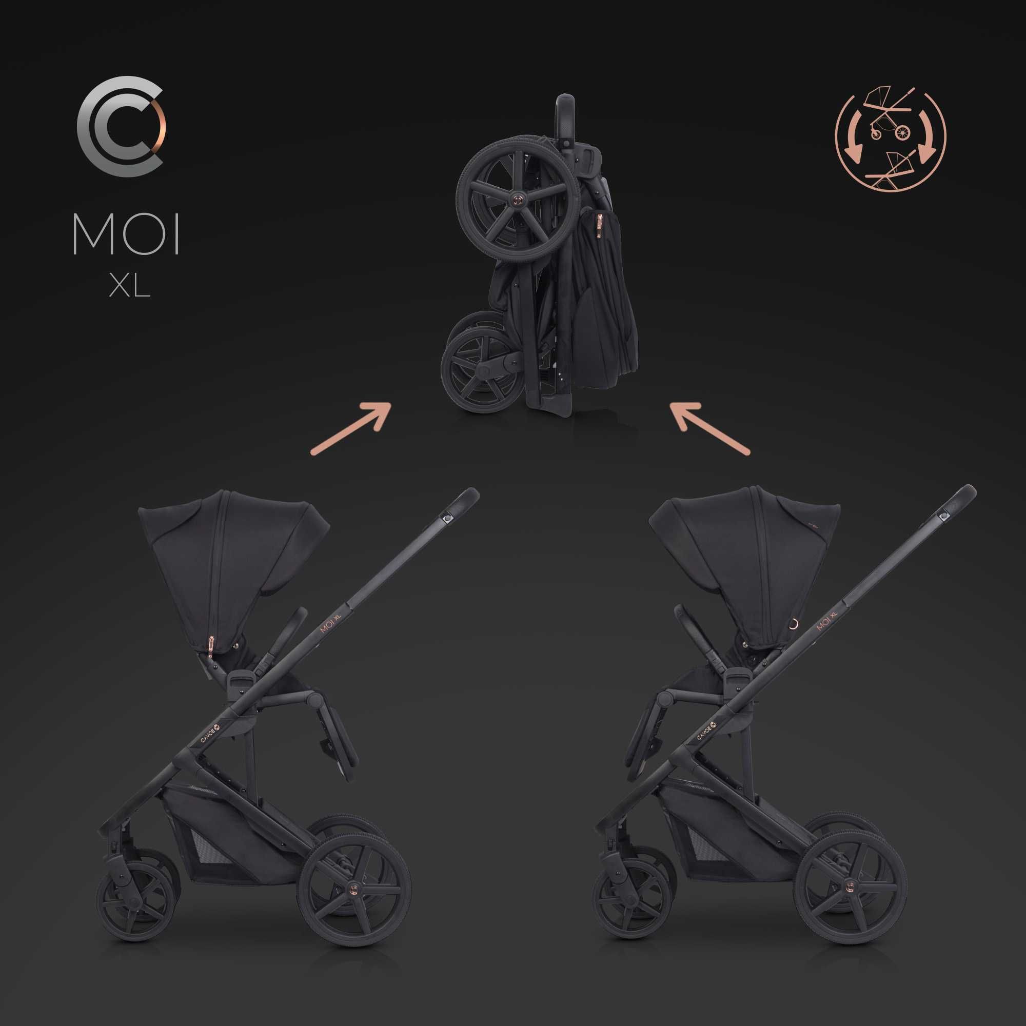 Cavoe - Moi XL  2w1 + adaptery + torba
