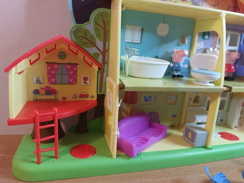 Domek Świnki Peppy, Hasbro, 3+ (wersja niemiecka)