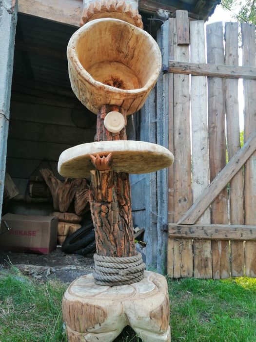 Drapak dla kota z drewna