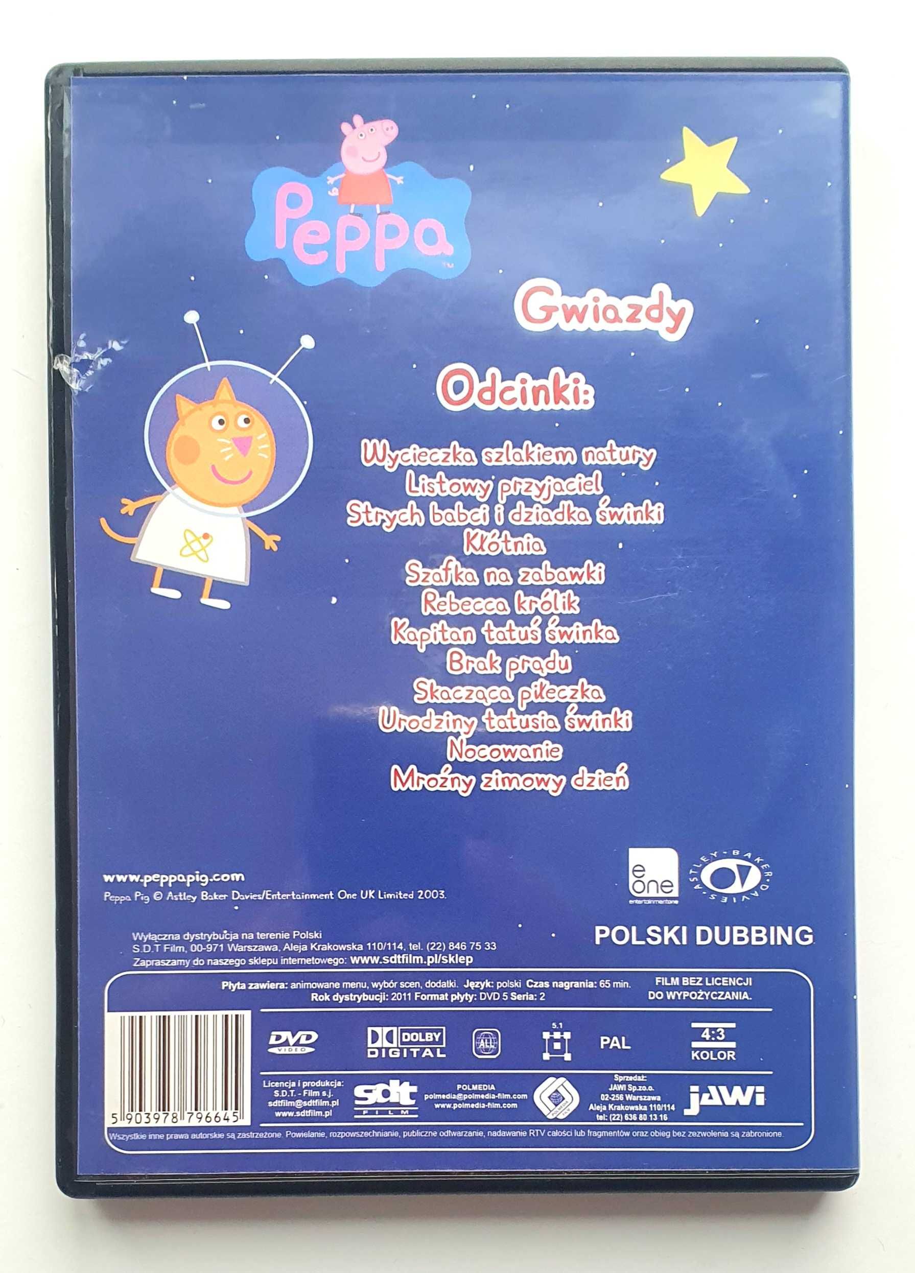 Świnka Peppa: Gwiazdy, film DVD