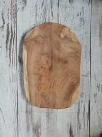 Dekoracyjny plaster z drewna teakowego, wym.36x24x3 cm
