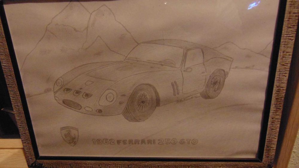 Diorama Ferrari 250 GTO 1:37