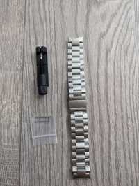Браслет стальной для Samsung watch 4,5,6, 5 pro