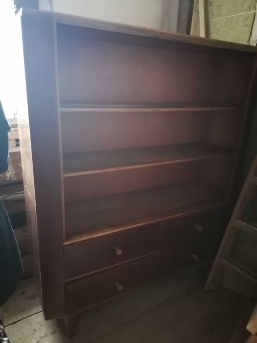 regał biblioteczka z szufladami, pojemna