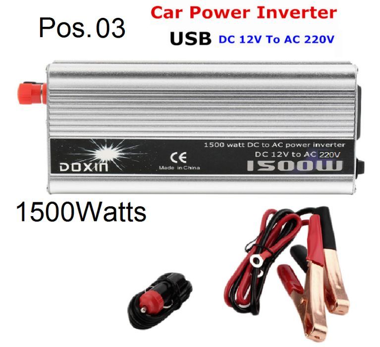 Vendo conversores de 12V e 24V com pontêcia de 500 a 4000W