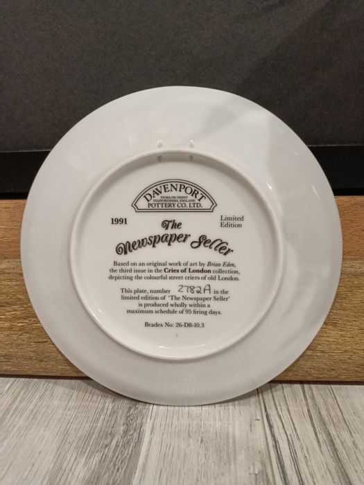 Talerz kolekcjonerski Davenport