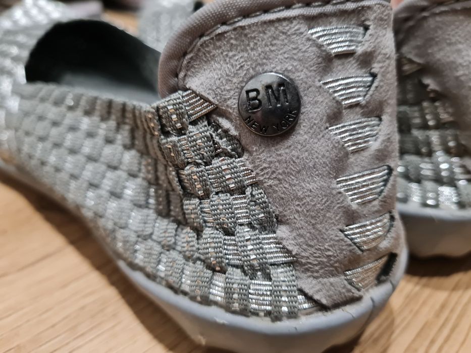 Sapatilhas prateadas