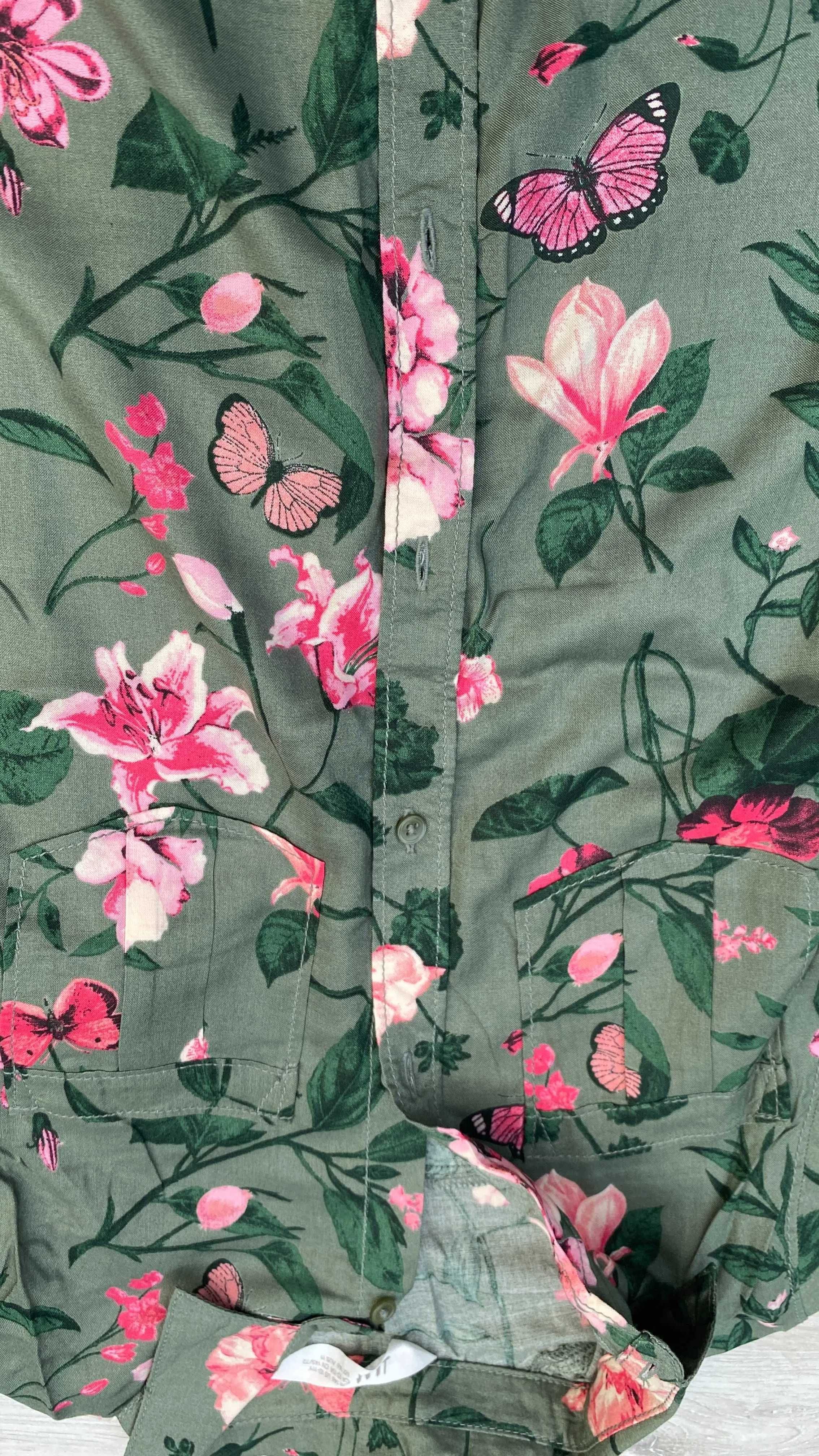 Komplet jeansów F&F i koszuli H&M dla dziewczynek w wieku 8-10 lat