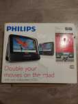Przenośny podręczny odtwarzacz dvd UWAGA URLOP! do auta philips