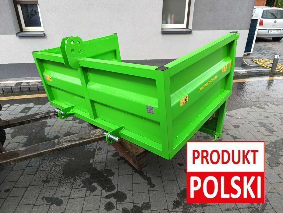 SKRZYNIA transportowa na tył ciągnika do ciągnika-150x100x50cm-DOWÓZ