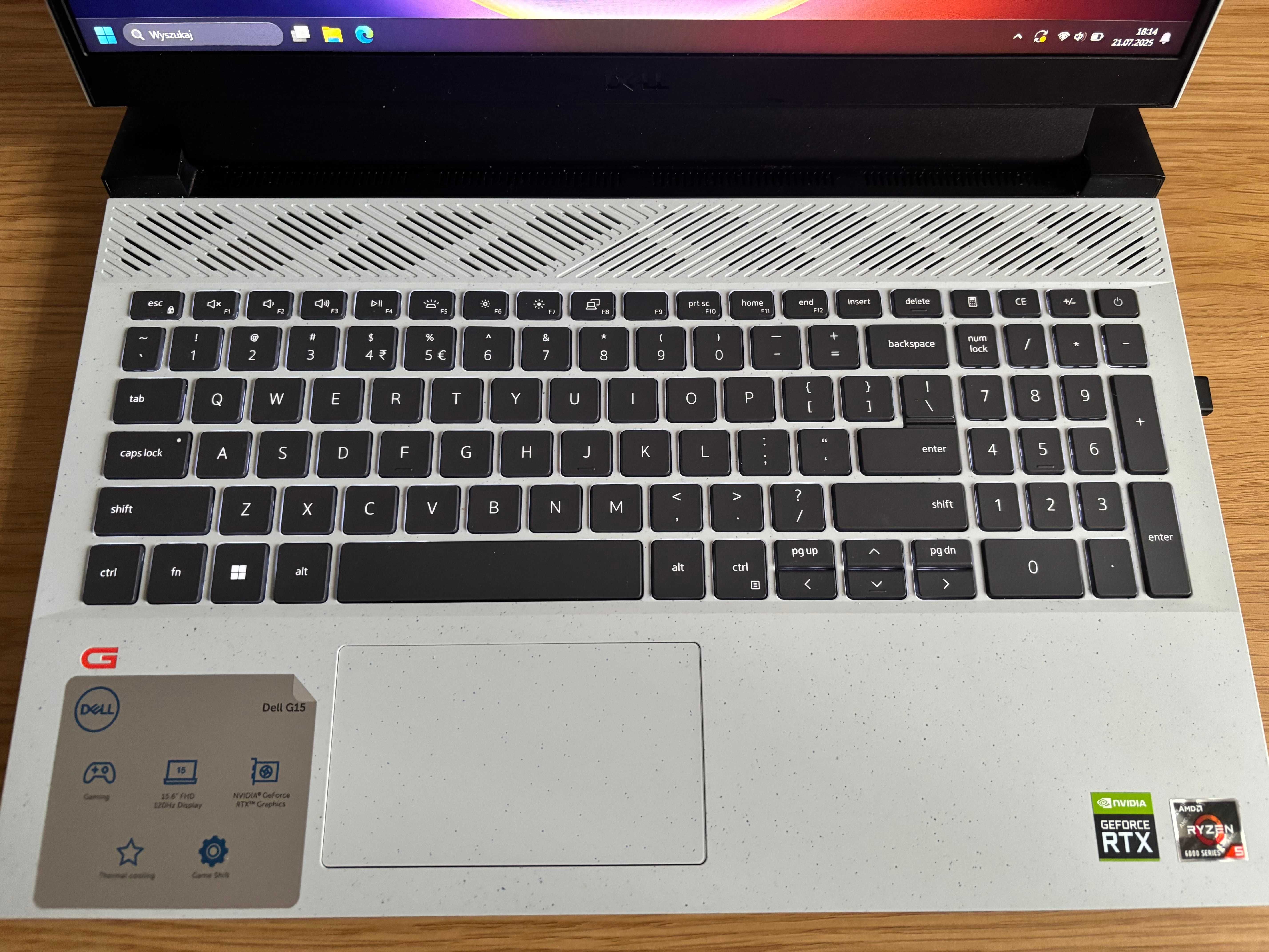 Dell G15 Ryzen 5 / RTX 3050 / 16GB RAM / 1TB SSD / jak nowy!