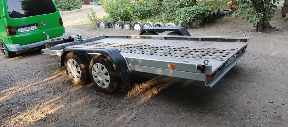 Лафет для  транспортировки автомобилей .