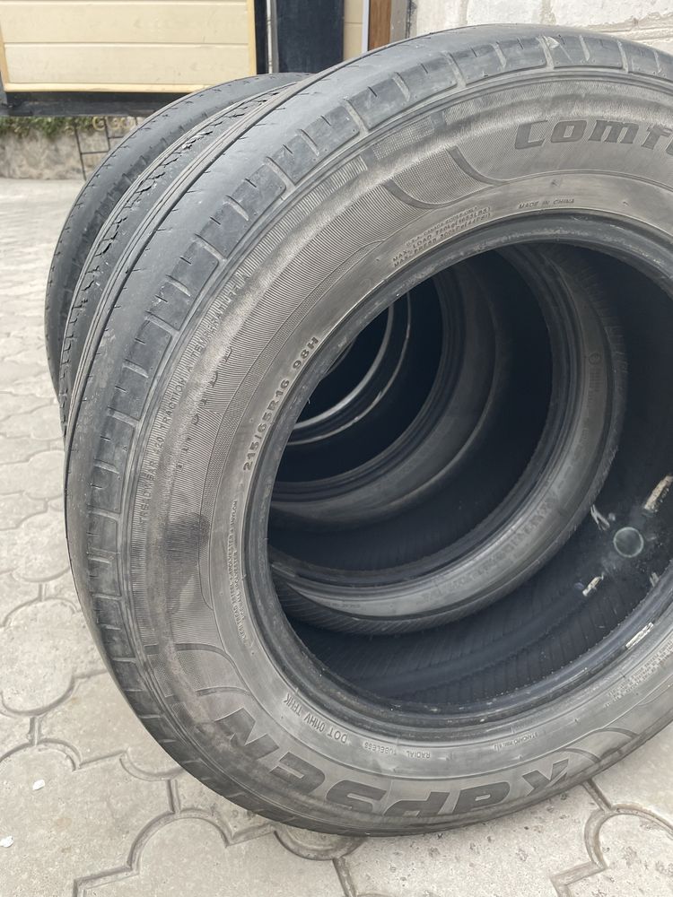 Шины 215/65 r16 летние kapsen s801 на «допал»