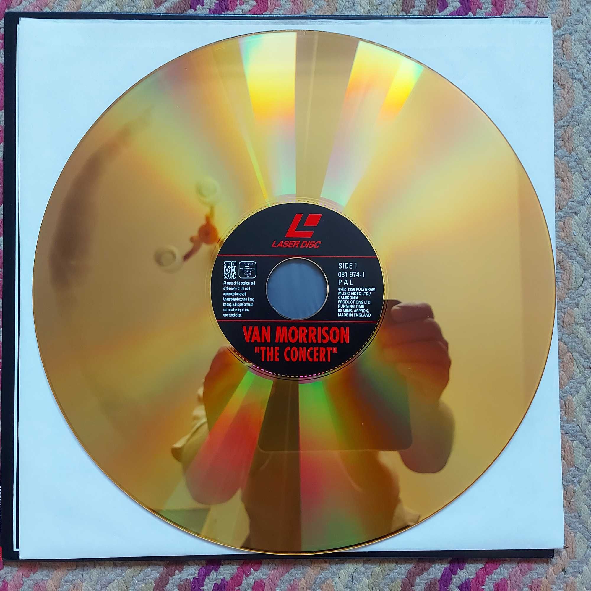 Laserdisc Van Morrison The Concert  UK&EU  1990  (NM/NM)