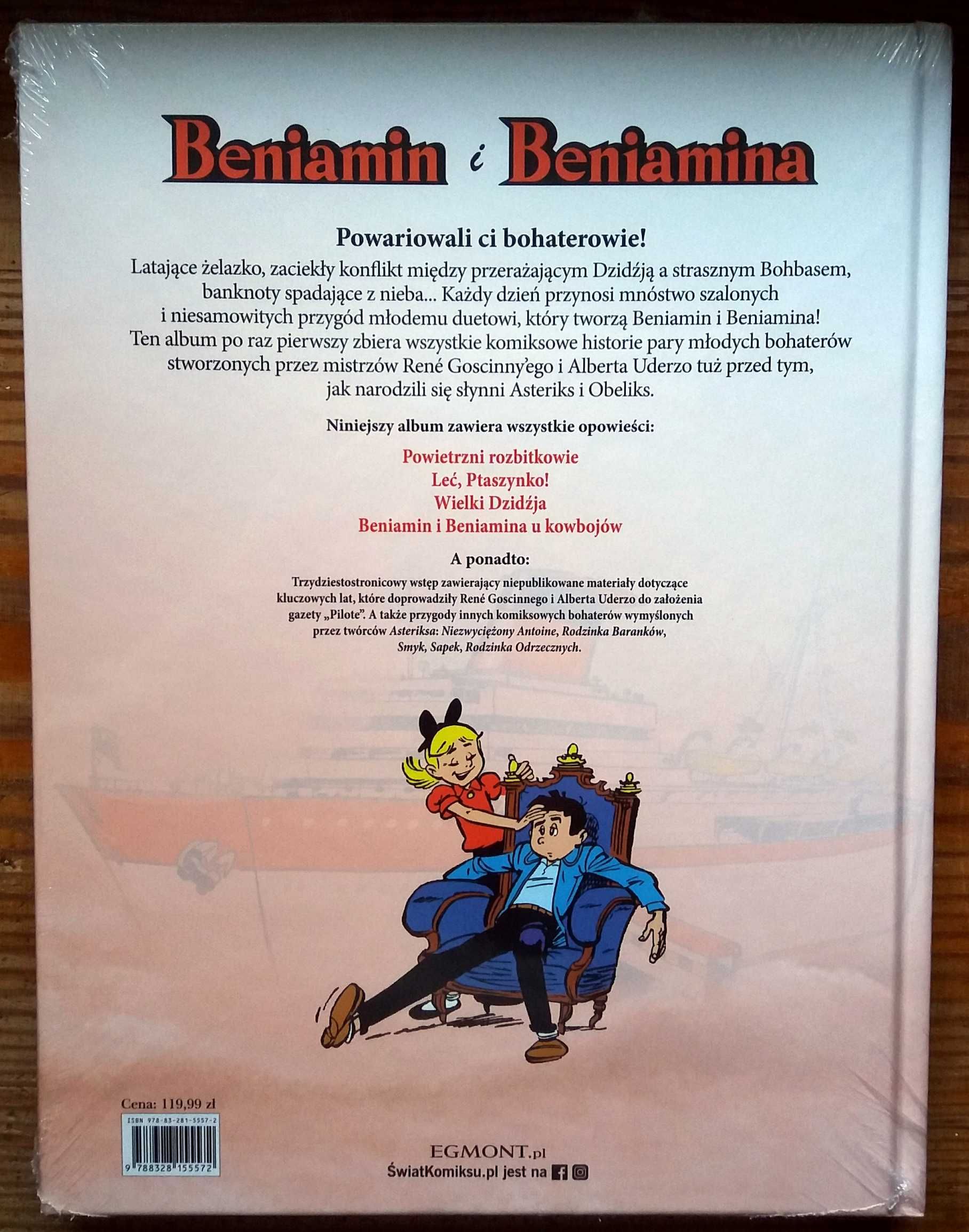 Beniamin i Beniamina - René Goscinny, Albert Uderzo komiks nowy folia