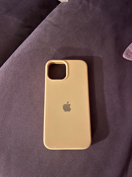 Capa Amarela Silicone para iPhone 12/13 mini