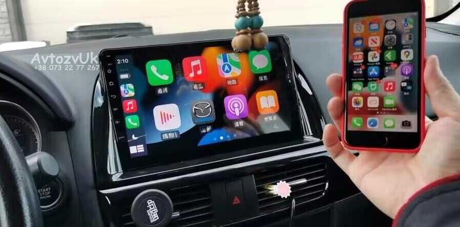 Магнитола MAZDA CX-5 CX5 CX 5 GPS СХ5 Дисплей 2 din CarPlay Android 14