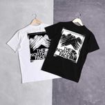 Футболка The North Face Logo футболка на літо TNF (чорна,біла)