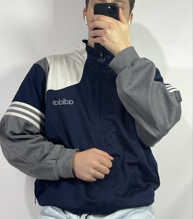 Кофта зіпка адідас олімпійка adidas vintage вінтаж реп rap opium y-3