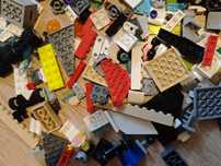 Klocki LEGO różne mix figurka motocykl