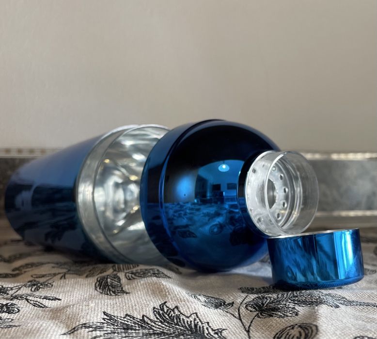 Shaker azul metalizado