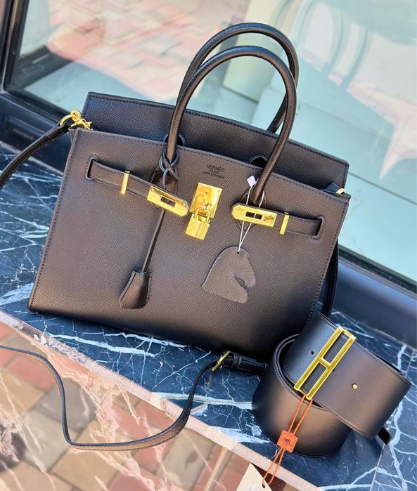 Женская сумка Hermes Birkin черная