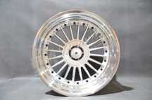 Felgi DMC03 17" 9J ET15 4x100/4x108 Silver Machined Lip + Black Rivet