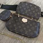 Torebka Louis Vuitton 3w1 torba multi bag brązowa złota czarna nerka