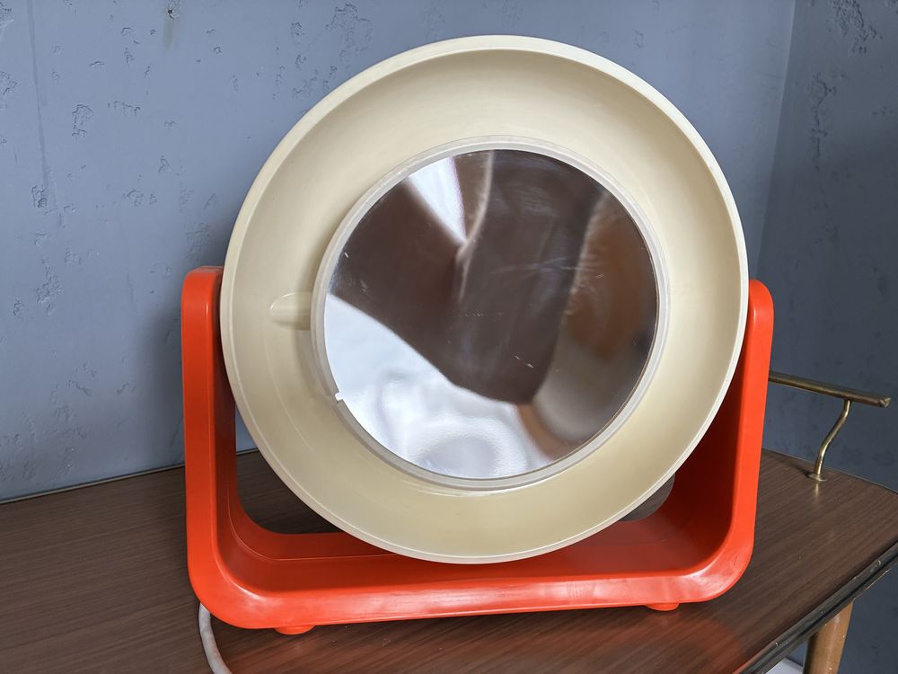 Allibert lusterko podświetlane Space Age vintage design lata 70