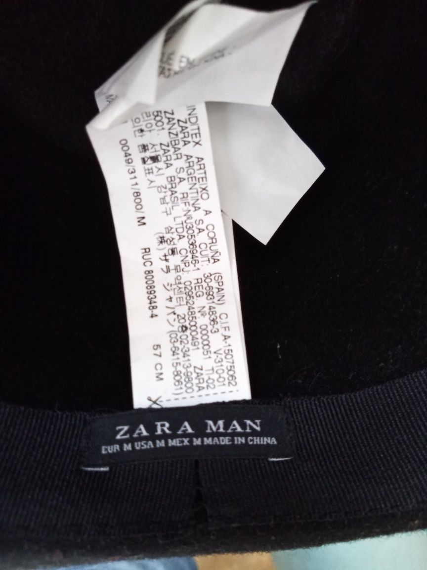 Стильная мужская шляпа Федора Zara man, новая