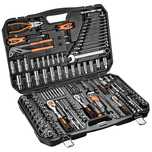 NEO TOOLS Klucze Nasadowe 233 el. 1/2 1/4 3/8 Duży Zestaw 10-078
