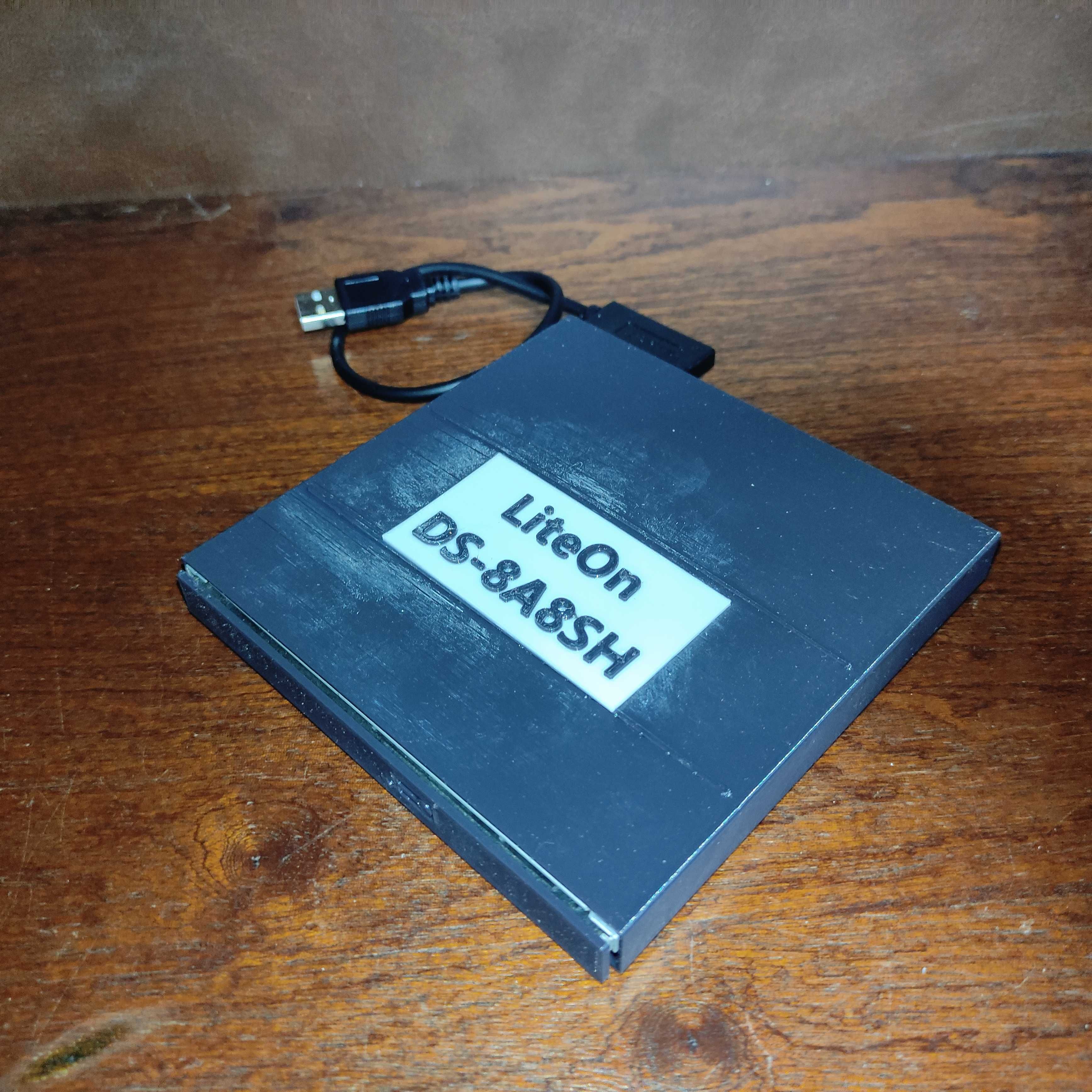 LiteOn DS-8A8SH, внешний USB DVD-RW\CD-RW привод