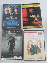 Płyty DVD 4 szt używane Joe Black Apocalypto Pamiec absolutna Kariera