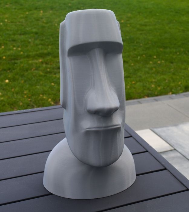Rzeźba ogrodowa - Moai/Easter Island/Wyspy Wielkanocne - szary