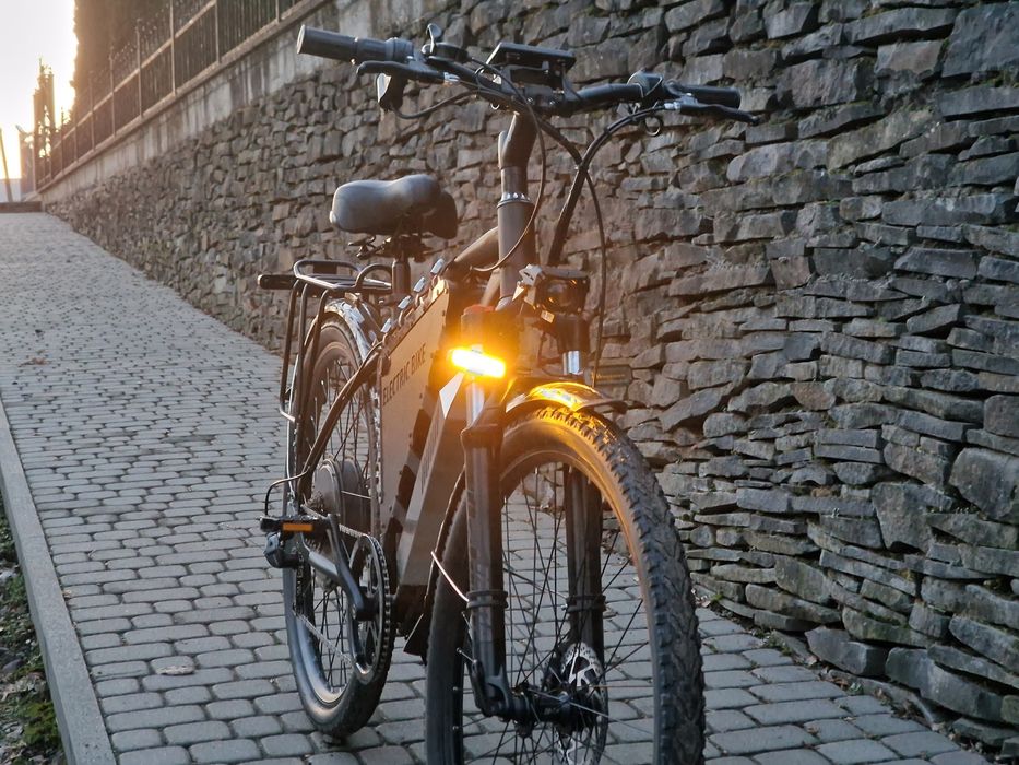 Повороты на электровелосипед поворотники велосипед задние передние 48v