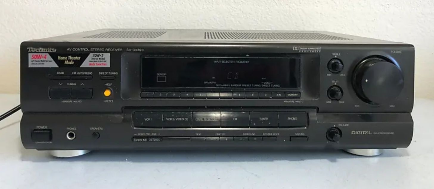 TECHNICS SA-GX390  av ресивер