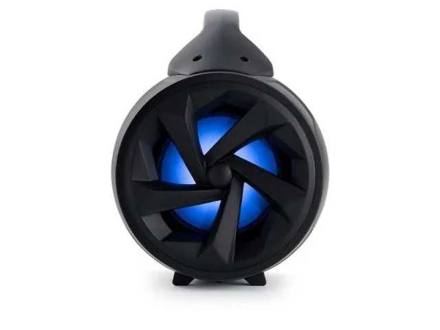 Coluna Portátil 50W com microfone Preta