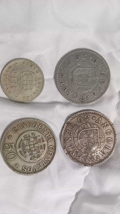 moedas de Angola anos 20