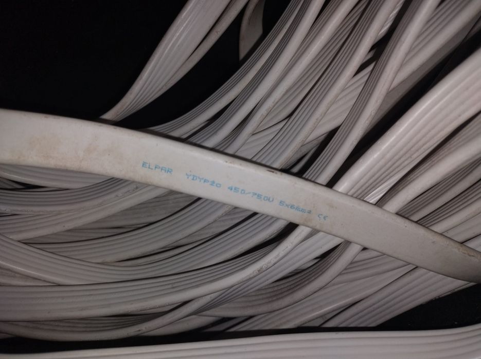 Przewód Kabel miedziany 5x6 w super stanie