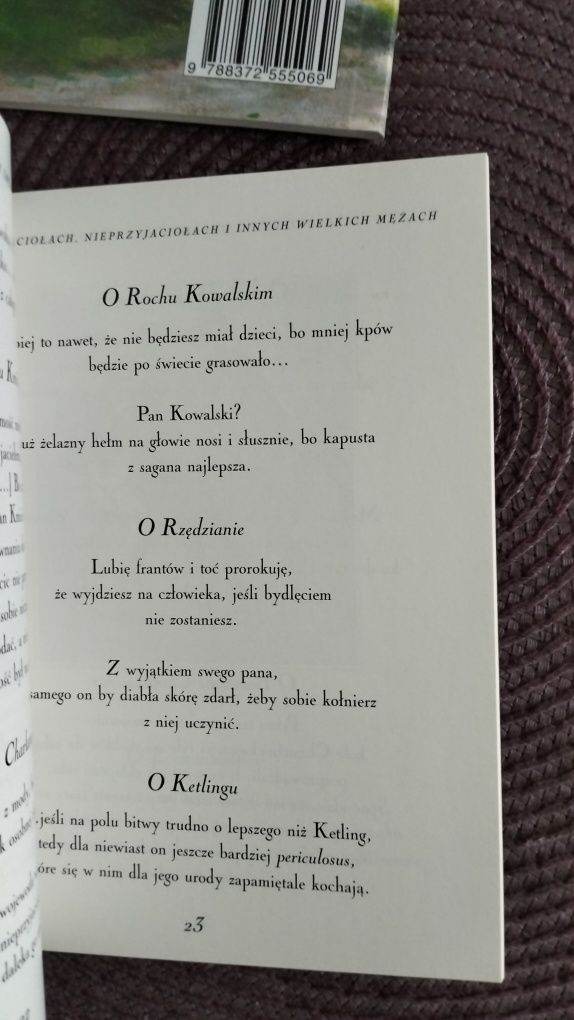 Krotochwile i maksymy Zagłoby + Myśli, zdania i uwagi A. Mickiewicz